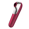 Auflegevibrator Satisfyer Dual Love Connect App, Klitoris Vibrator für Sie, Druckwellenvibrator mit App, Klitorisstimulator, Sexspielzeug für Frauen und Paare wiederaufladbar 16 cm