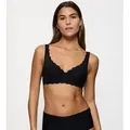 Triumph Balconette-BH Amourette Stretch-Spitze, weich, feminin, breite Träger schwarz 95