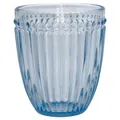 Greengate Glas ALICE PALE BLUE Blau Wasserglas 300 ml Trinkglas Saftglas