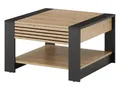 moebel-dich-auf Couchtisch Beistelltisch Tisch Wohnzimmertisch FERRA in Stäbchenoptik 70x70 cm