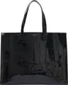 Ted Baker Shopper Schultertasche Vivvien Croc Effect Icon Bag Black schwarz