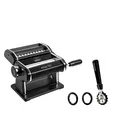 Marcato - Nudelmaschine "Atlas 150 Design" + Pastaschneider "Pastawheel" - Nero