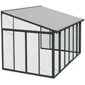 Palram - Canopia Aluminium Kaltwintergarten Sanremo Anthrazit 277x435x310 Cm