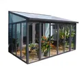 Terrassendach Überdachung Wintergarten Aluminium Canopia anthrazit 277x435x310cm