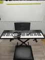 Alesis 61 Keyboard, Piano Mit 61 Tasten, Stände, Hocker, Kopfhörer Klavier Set