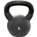 Sporttrend 24® Kettlebell 2kg, 4kg, 6kg, 8kg, 10kg, 12kg, 14kg, 16kg, 18kg, 20kg, 22kg, 24kg, 26kg, 28kg, 30kg in schwarz | Kugelhantel Hantel Schwunghantel Gusseisen (Schwarz, 6KG)