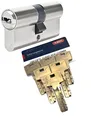 ABUS Bravus.4000 Doppelzylinder mit BZD u. N+G, Länge (a/b) 30/30mm (c=60mm), mit 6 Schlüssel, nach DIN EN1303, Angriffswiderstandsklasse D, RC2/RC3 Level geeignet, mit Not- u. Gefahrenfunktion