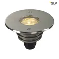 SLV 233500 DASAR LED LV Bodeneinbauleuchte rund Edelstahl 316 6W 3000K 12-25V ..