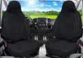 Schonbezüge für Wohnmobil 2er Set in Schwarz WPL404