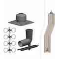 ATEC Abgas 1371 Basis-Set Schacht, Schornsteineinbau, DN80