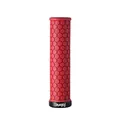 Fabric Honey Fahrradgriffe – Ergonomische MTB & Trekking Griffe mit Wabenstruktur – Maximale Stoßdämpfung & Rutschfestigkeit – Single-Lock-On Schraubsicherung – 135mm Länge – Coral