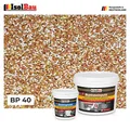 Buntsteinputz SET Mosaikputz BP 40  (braun, weiss, gelb) 10kg + Quarzgrund 1,5kg