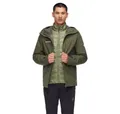 Mammut Winterjacke Convey 3in1 Hardshell (wasserdicht, leicht) 2024 dunkelgrün Herren