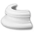 Profhome Decor - Halbsäulen Sockel Profhome 117200 Säule Zierelement Zeitloses Klassisches Design Weiß