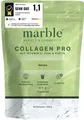 Marble marble® Collagen Pro 450 g – Matcha mit Vitamin C, Zink & Biotin Pulver, 1 er Packung à 1 St., 450 g, 10% Echtes Matcha und 90% Collagenpeptide