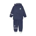 Celavi Jungen Celavi Zweiteiliger Regenanzug in Vielen Farben Regenjacke, Blau, 80 EU