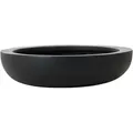 VIVANNO Pflanzschale Fiberglas PLANA Schale - Anthrazit Matt (1 St), 43x11 cm schwarz Ø 43 cm x 43 cm x 11 cm x 43 cm