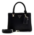 GUESS Noelle II Multi Compartment Satchel S Handtasche Tasche Black schwarz Neu