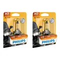 2x Philips Vision H7 Halogen bis zu 30% mehr Licht 55W 12V Autolampen Glühlampen