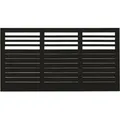 Plus Zaun Decora 180 x 95 cm RAL 9005 Schwarz - Schwarz