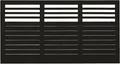 Plus Zaun Decora 180 x 95 cm RAL 9005 Schwarz