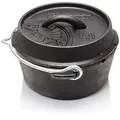Petromax Feuertopf ft1-t - Dutch Oven - Gusstopf - mit Henkel - planer Boden - 0...