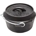 Petromax Dutch Oven FT1-T Schwarz mit planem Boden ca. 1,1 l
