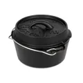Petromax Feuertopf - Dutch Oven aus Gusseisen, Kochen und Backen - 1,2 - 18,1 l