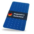 RIDDER Wanneneinlage Playa 38x80 cm neon-blau Gummimatte Antirutschmatte Einlage