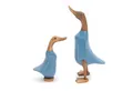 DESIGN DELIGHTS Skulptur HOLZ ENTE "DUCK", Altholz massiv, 2-teilig, Deko Figur Schnitztfigur