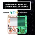 yabaduu Design Schutzfolie für Tigerbox inklusive Displayschutz passgenau selbstklebend kindgerecht Folie Zubehör für Kinder Spielzeug Schutzcover Y049 (Nr. 27 Tiergesichter, Nachtleuchtend)