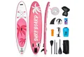 Puluomis Inflatable SUP-Board Set aufblasbar mit Halter, Sitz und Fußband, MB. bis 150Kg, 335/320cm, Surfbrett Paddling Paddelboard