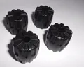 Lego (6118) 4 Hartplastik Räder 22mm D.x24mm, in schwarz aus 6949 6852 6958 6982