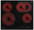 KKT KOLBE Elektro-Kochfeld CH5901RL, 59cm Herdplatte Kochfeld Kochplatte Glaskeramik 4 Zonen Autark Timer
