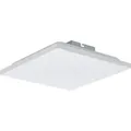 EGLO LED Panel Calemar, Deckenlampe, Deckenleuchte aus Kunststoff und Metall in Weiß, Aufbauleuchte für Büro und Küche, neutralweiß, 29x29 cm - Weiß