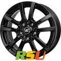 RC-Design RC25T schwarz lackiert 6.5x16" ET52 LK5 112 ML 66.6 Alufelgen 16 Zoll