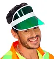 Grüne 80er Jahre Sonnenkappe - Kappe 80ties in Grün