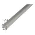 GAH Alberts U-Profil gleichschenkl.ungelocht L2000 x B12 x H10mm Aluminium, silberfarbig