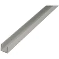 Alu-u-profil 2000/12x10mm Silberfarbig