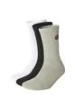 Champion Unisex Core 3PP Crew Füßlinge, Grigio Melange Chiaro, Bianco, Nero, 43-46