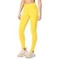 Merry Style Leggings Damen Hosen aus Baumwolle MS10-198 (1-tlg) elastischer Bund, eng gelb XXL