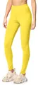 Merry Style Leggings Damen Baumwolle für das ganze Jahr Bequeme Leggings Blickdicht Damen Ideal für Yoga Sport Gym und Freizeit MS10-198 (Gelb, XXL)