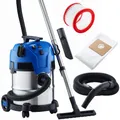 Nilfisk Multi II 22 Nass- und Trockensauger Inox, 1200 W, 22L Fassungsvermögen