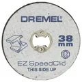 12er Multipack Dremel SC456B 2615S456JD Trennscheibe gerade 38 mm 12 St. Metall