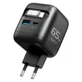 Havit Chargeur secteur UC252 - 1x USB-C + 1x USB-A 65W avec câble USB-C (Noir) (65 W, 2 Ports) (201004001199612)