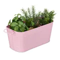 Blumenkasten für Garten Balkon & Fensterbank zum Bepflanzen Vintage-Optik Met...