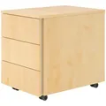 Bümö Lite Rollcontainer - Mit 3 Schubladen   Ahorn