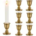Kerzenständer Stabkerzenhalter Messing 6er Vintage 6 Messing