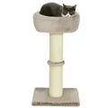 Kratzbaum 87 cm hoch Katzenbaum mit Bett, Katzenkratzbaum mit Sisal-Kratzsäulen