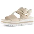 Gabor Keilsandalette, Plateau, Riemchensandale mit Keilabsatz beige 39 EU (6 UK)
